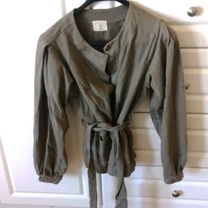 Anthropologie painters jacket size small